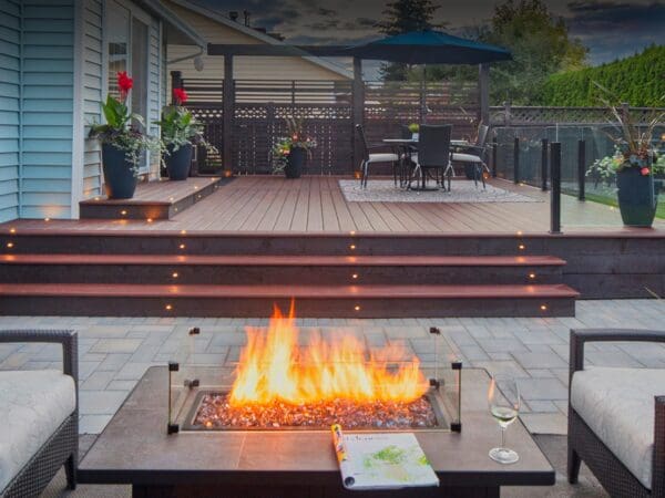 deck, sundeck, raised deck, langley, covered deck, trex decking, azek decking, aldergrove deck builder