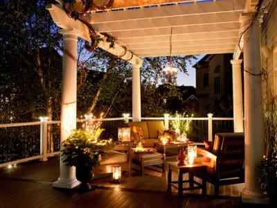 Pergolas add a lovely touch