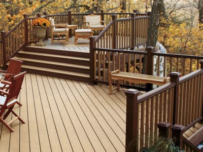 Multiple layered deck space