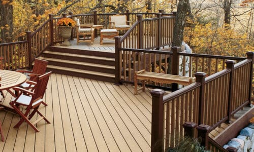 Multiple layered deck space