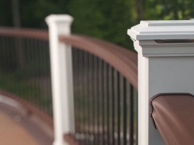 Variety of railing options are available