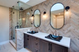 bathroom renovation, interior design, custom home build